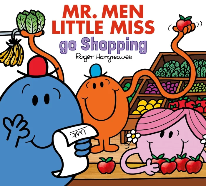 Mr. Men Little Miss Go Shopping, anglická kniha
