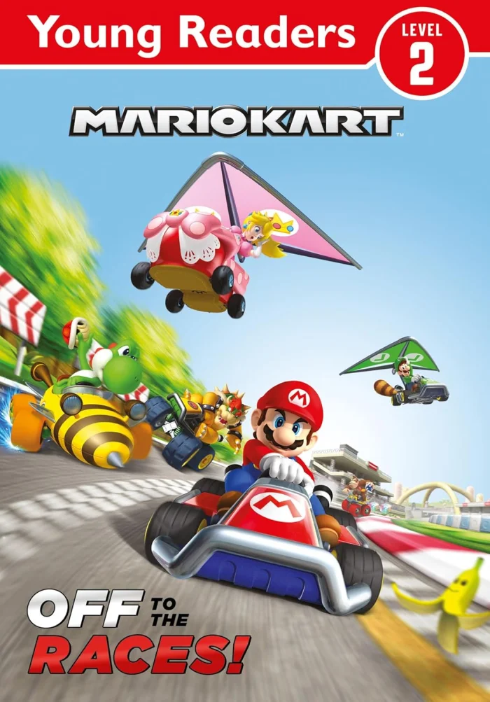 Official Mario Kart: Off to the Races! (BB6), anglická kniha