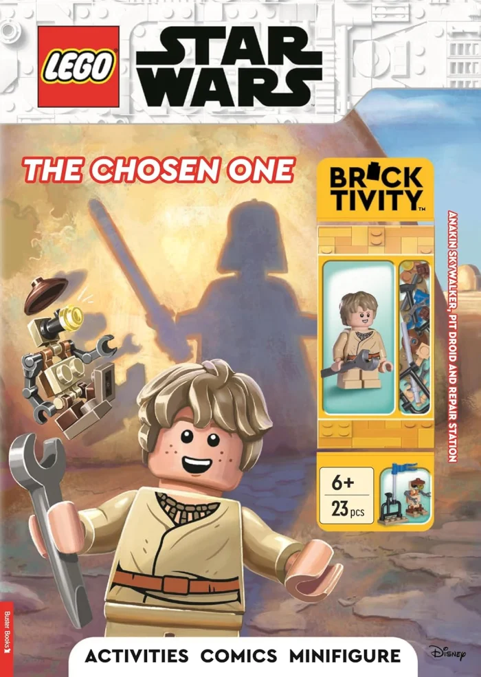 The Chosen One, kniha s úlohami a Lego panáčikom