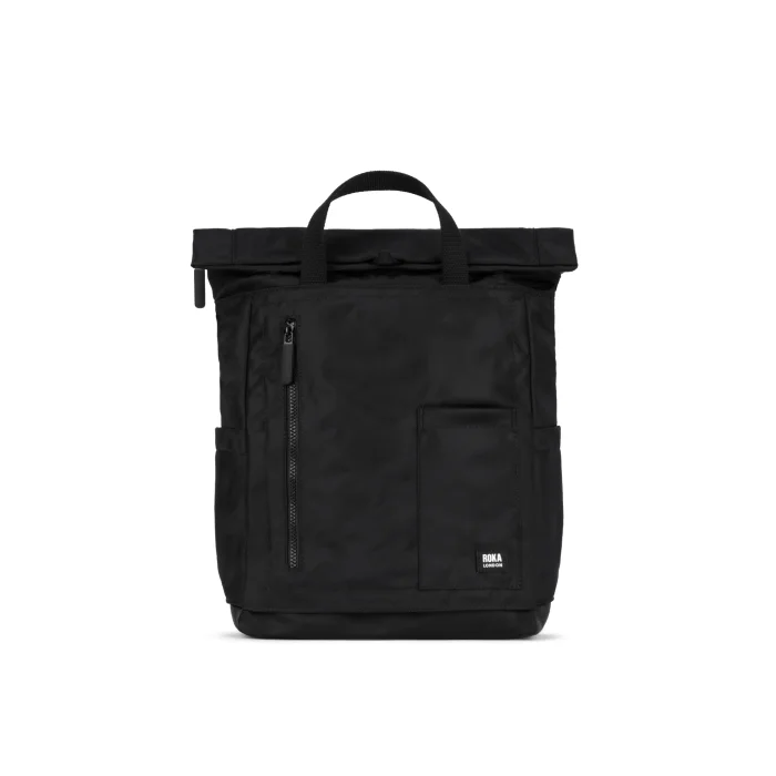 All Black Camden P (Recycled Nylon), ruksak M