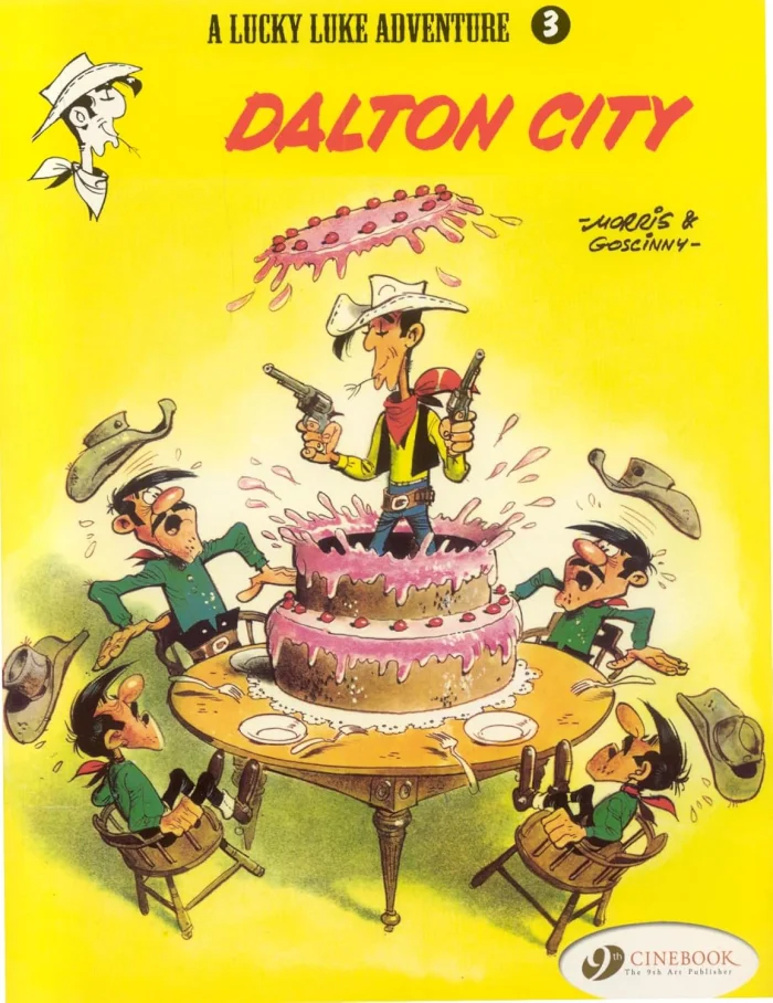 Dalton City (3), anglická kniha - komiks