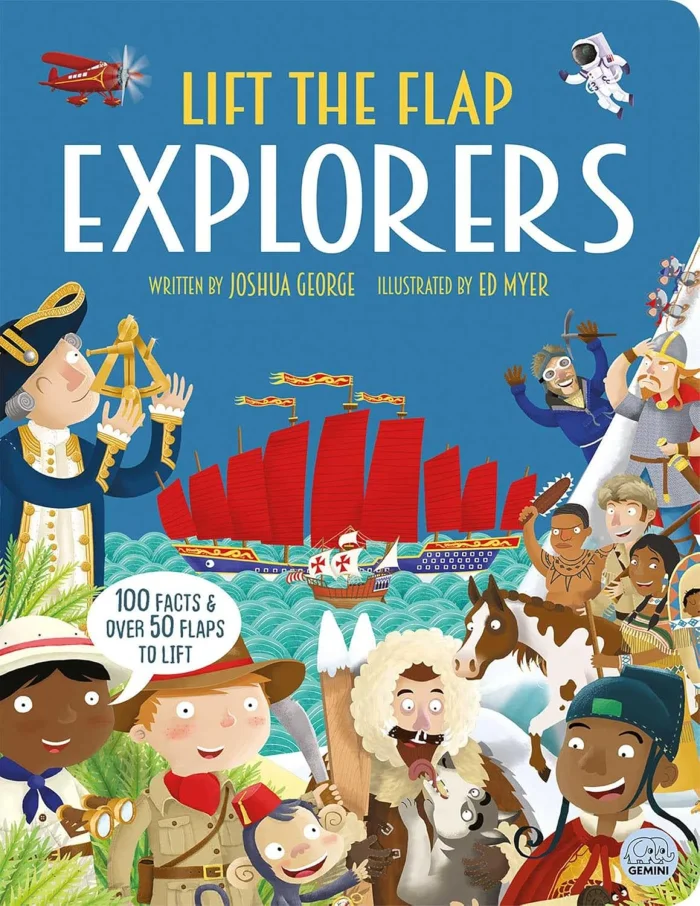 Explorers, anglická kniha - leporelo