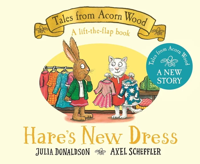 Hare's New Dress, anglická kniha - leporelo
