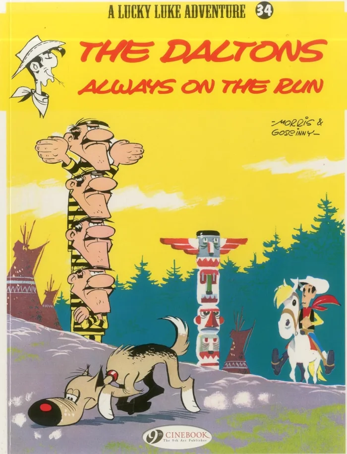The Daltons Always on the Run (34), anglická kniha - komiks