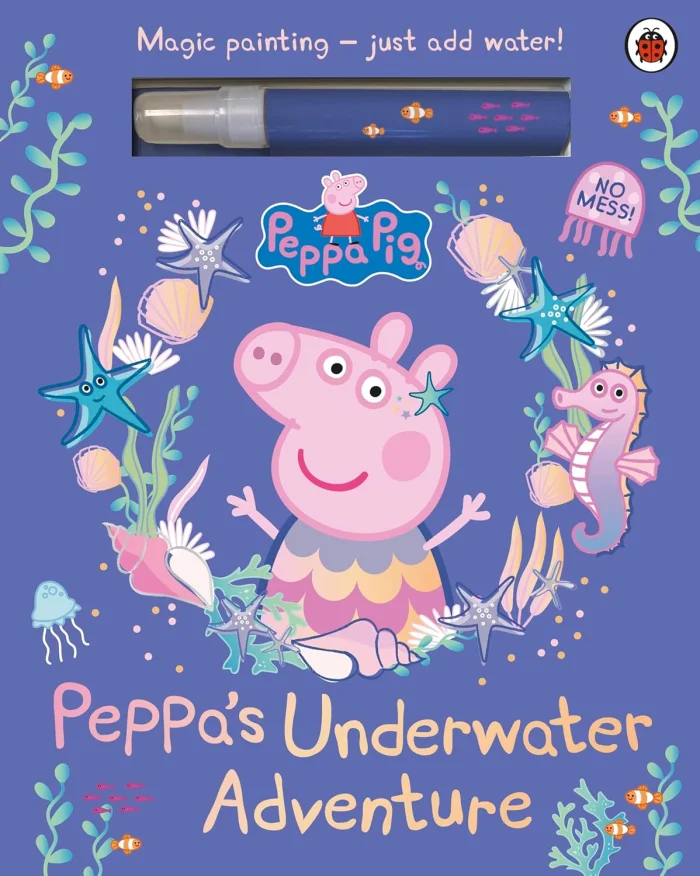 Peppa’s Underwater Adventure (A Magic Painting Book), anglická kniha - leporelo
