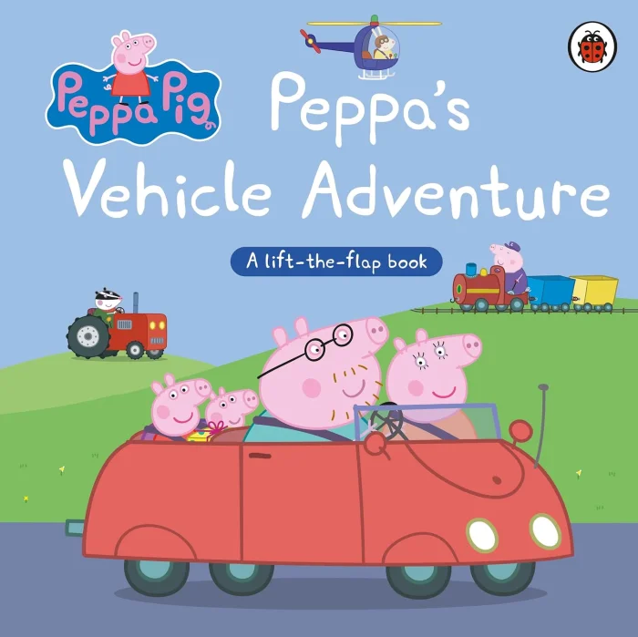 Peppa’s Vehicle Adventure (A Lift-the-Flap Book), anglická kniha - leporelo