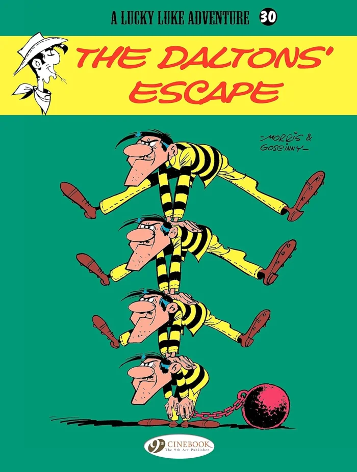 The Dalton's Escape (30), anglická kniha - komiks