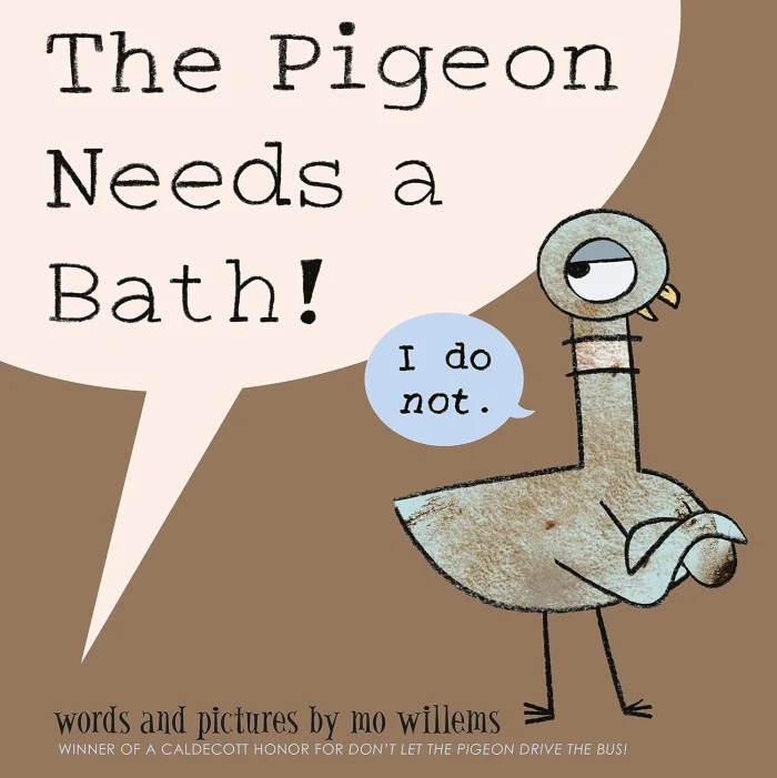 The Pigeon Needs a Bath, anglická kniha