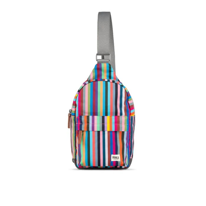 Willesden B Crossbody Multi Stripe (Recycled Canvas), batoh