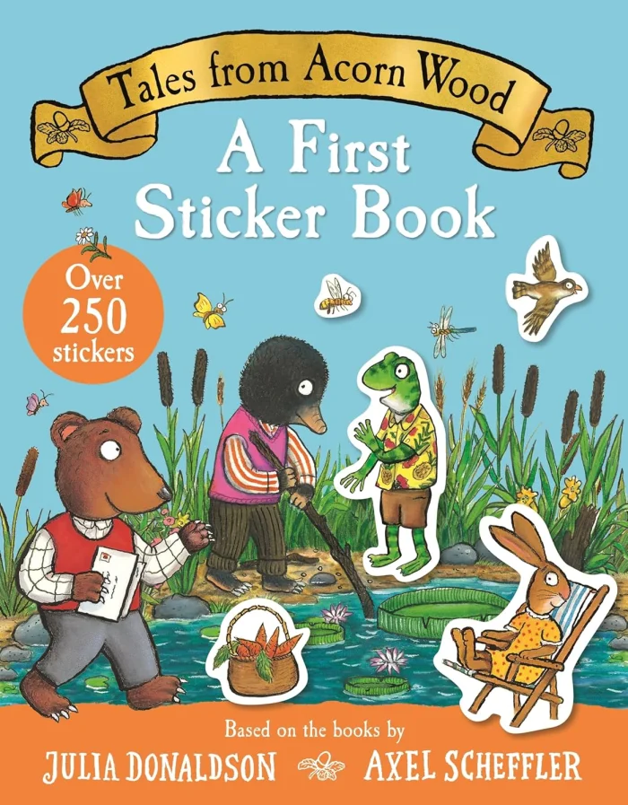 A First Sticker Book, nálepkový zošit