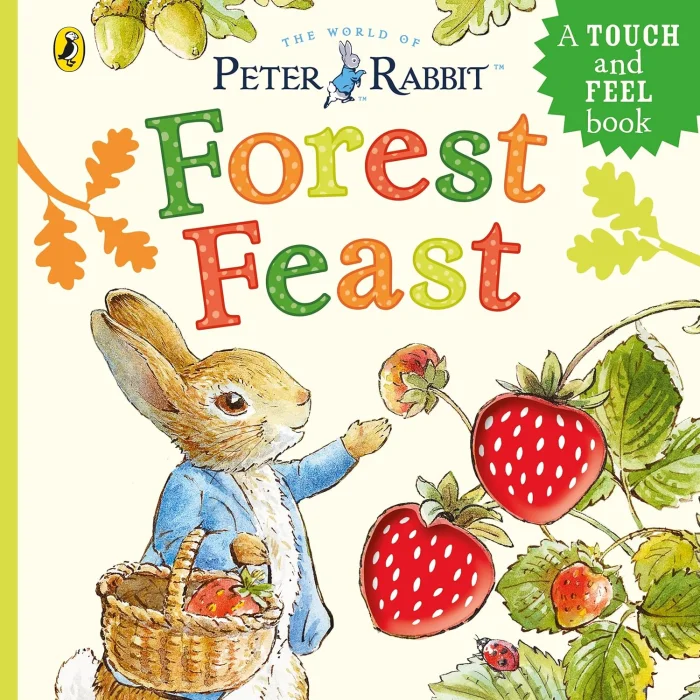 Forest Feast (A Touch-and-Feel Book), anglická kniha - leporelo