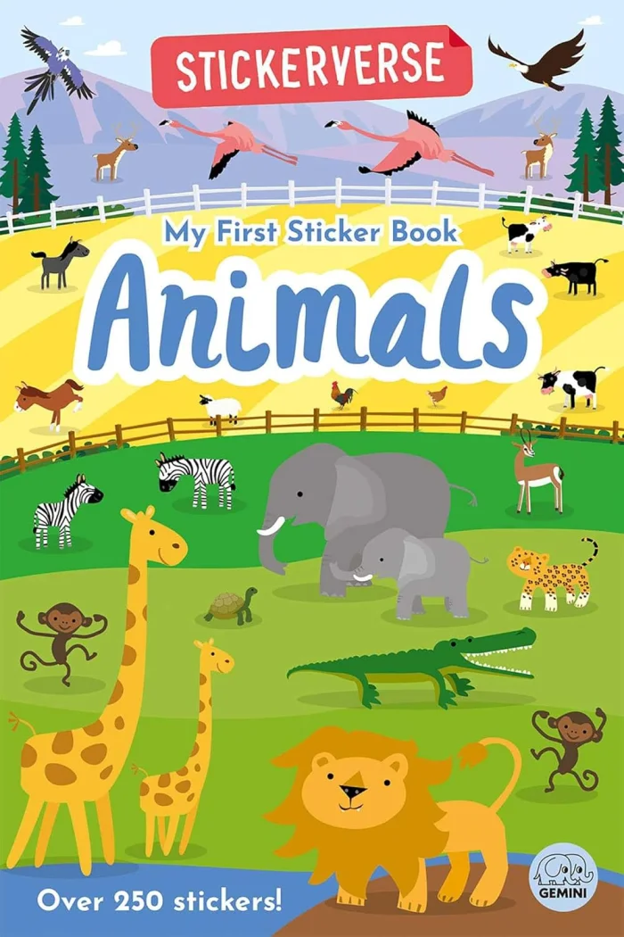My First Sticker Book Animals, nálepkový zošit