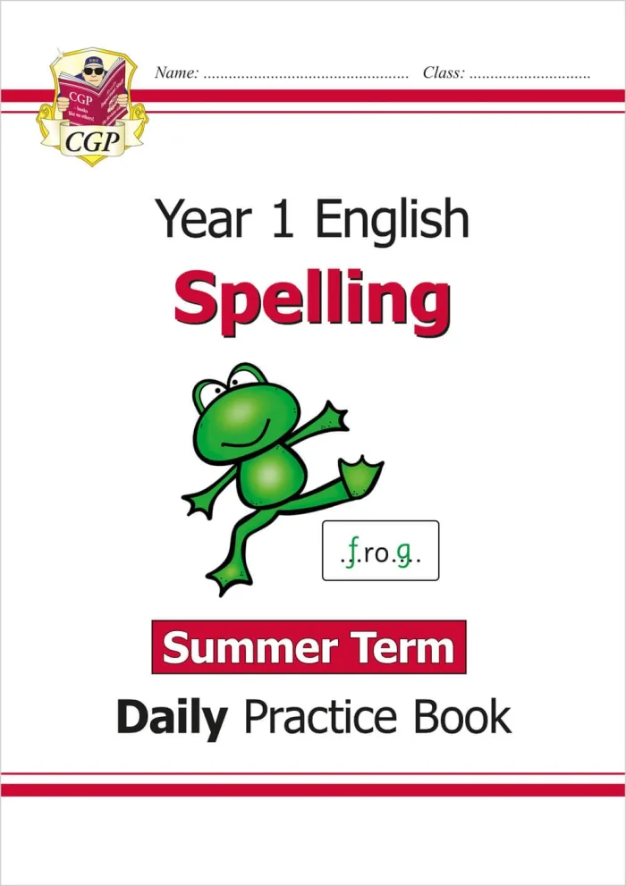KS1 Spelling Year 1 Daily Practice Book: Summer Term, pracovný zošit