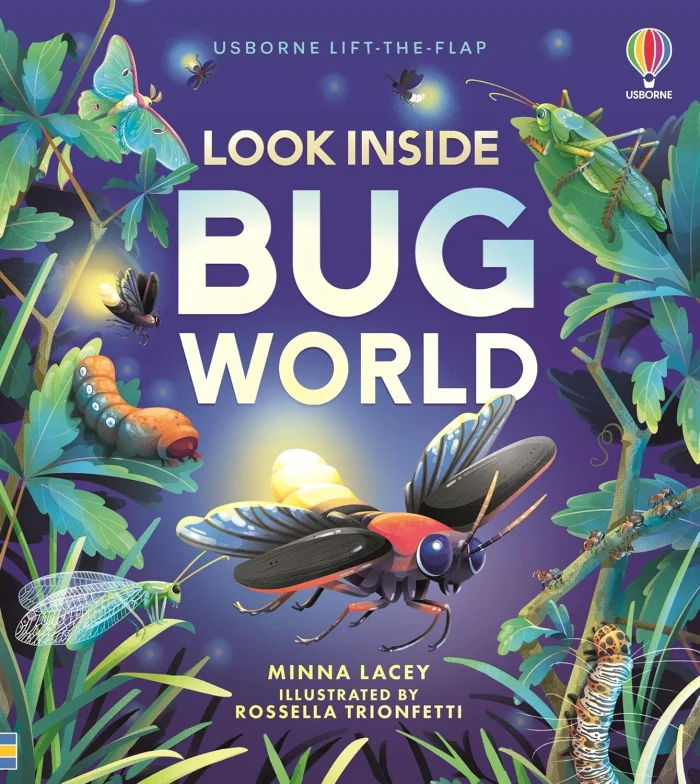 Look Inside Bug World, anglická kniha - leporelo