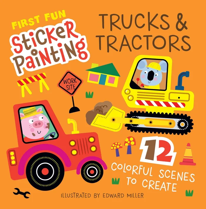 Trucks & Tractors, nálepkový zošit