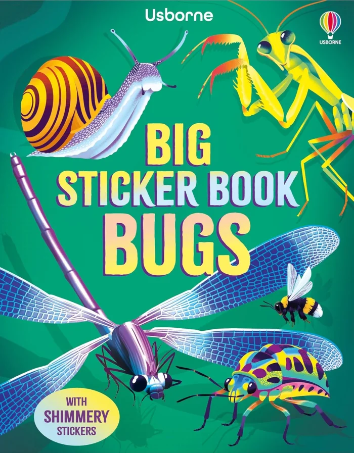 Big Sticker Book Bugs, nálepkový zošit