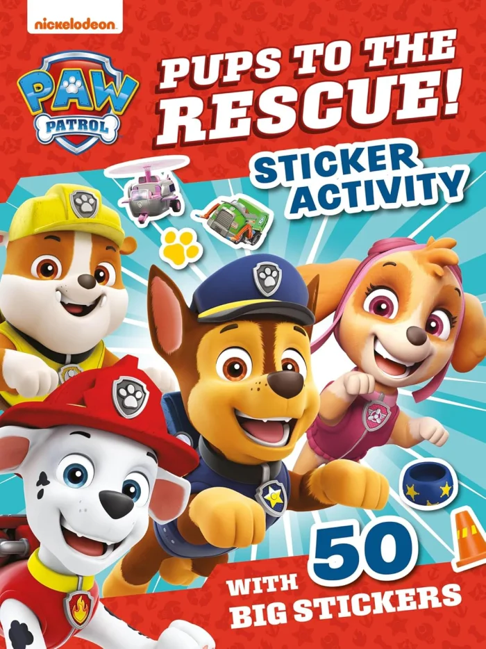 PAW Patrol Pups to the Rescue! Sticker Activity, nálepkový zošit s aktivitami