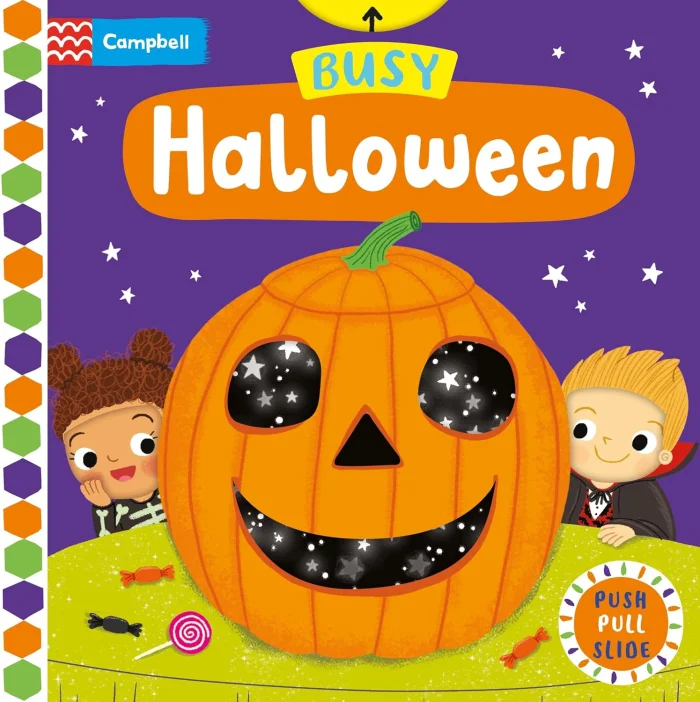 Busy Halloween, anglická kniha - leporelo