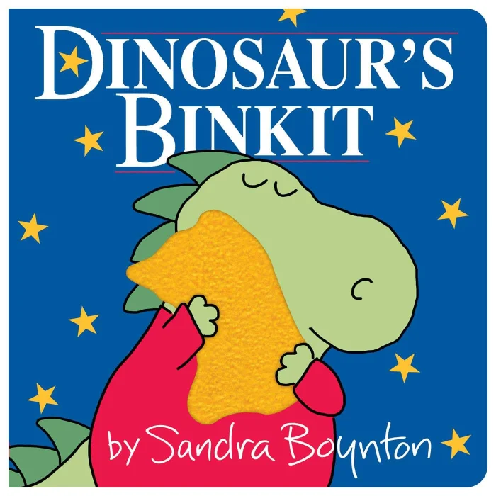 Dinosaur's Binkit, anglická kniha - leporelo