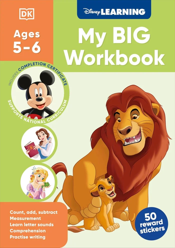 Disney Learning Big Workbook Ages 5-6 (Year 1), anglická kniha