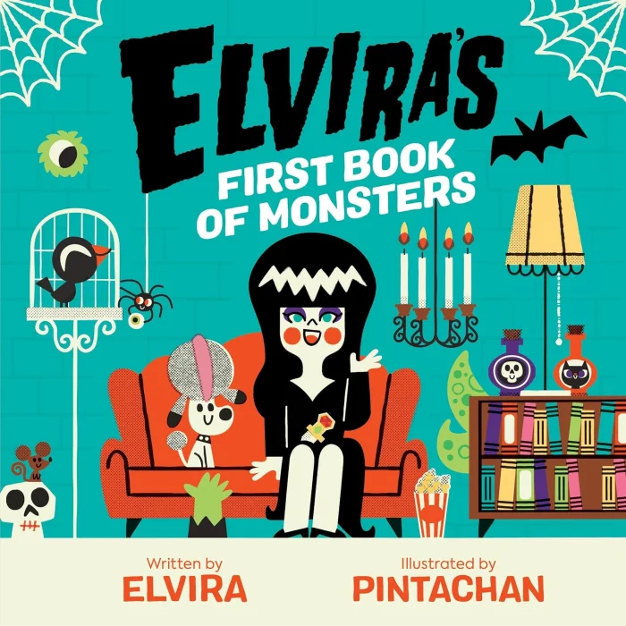 Elvira's First Book of Monsters, anglická kniha - leporelo