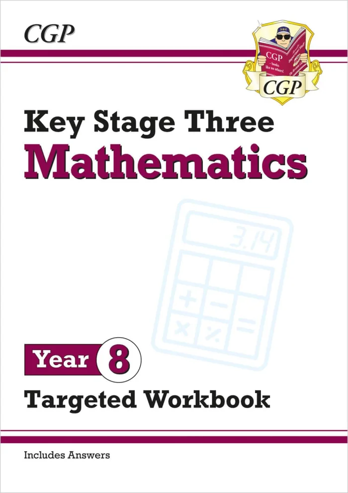 KS3 Year 8 Maths Targeted Workbook (with answers), pracovný zošit