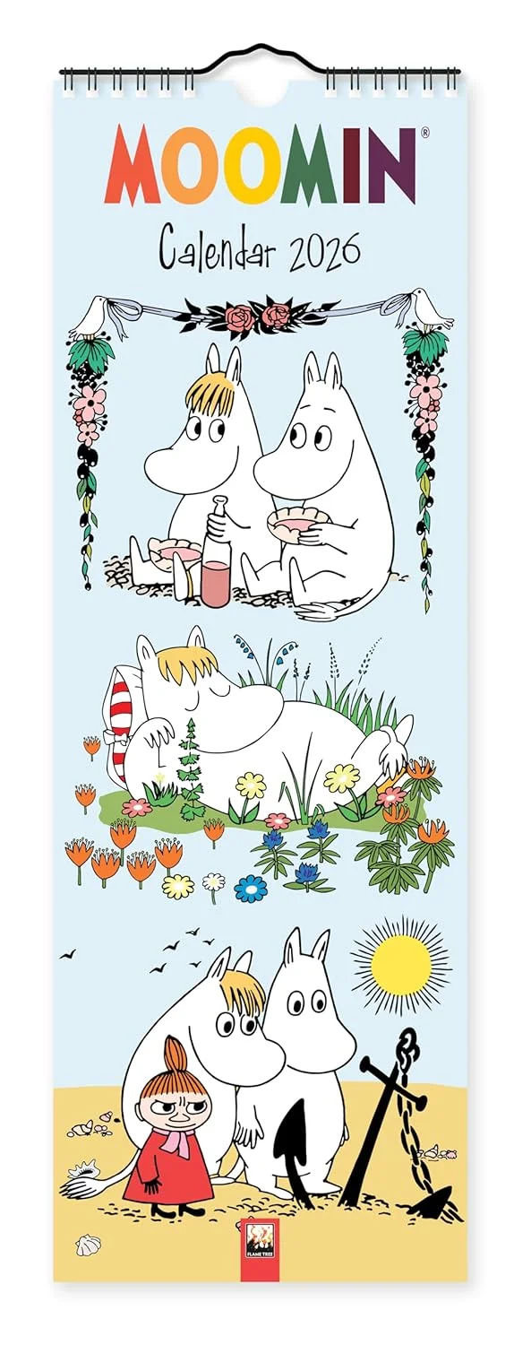 Moomin Slim Calendar 2026, kalendár