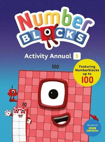 Numberblocks Activity Annual 3, anglická kniha s aktivitami