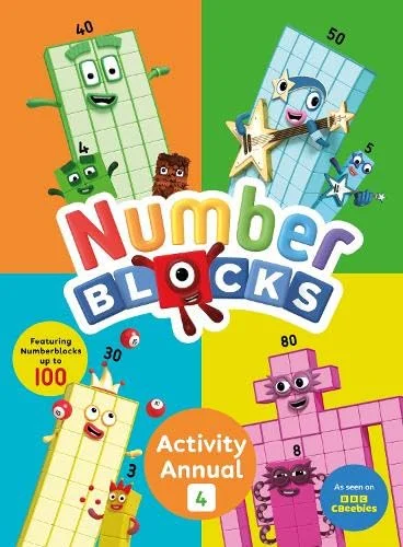 Numberblocks Activity Annual 4, anglická kniha s aktivitami