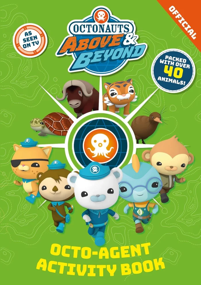 Octo-Agent Activity Book, anglická kniha s úlohami