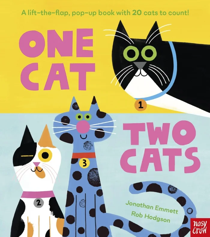 One Cat, Two Cats (A lift-the-flap, pop-up book with 20 cats to count!), anglická kniha - leporelo