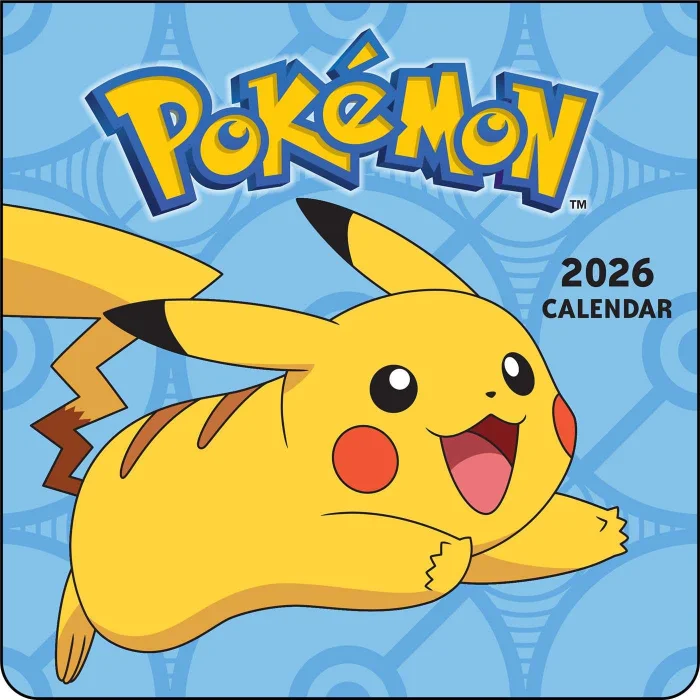 Pokemon 2026 Mini Wall Calendar, kalendár