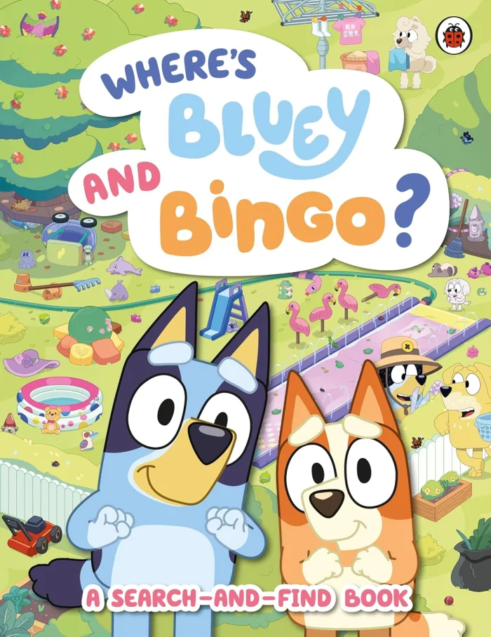 Where’s Bluey and Bingo? (A Search-and-Find Book), anglická kniha
