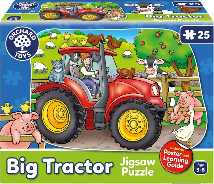 Big Tractor Jigsaw Puzzle (25 ks), puzzle