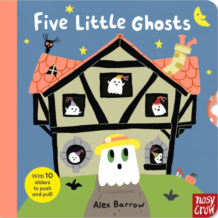 Five Little Ghosts, anglická kniha - leporelo