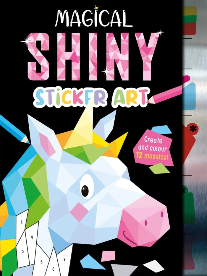 Magical Shiny Sticker Art, nálepkový zošit