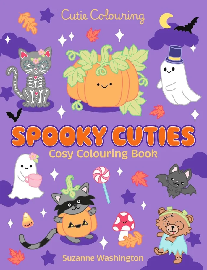 Spooky Cuties Colouring Book, omaľovánka