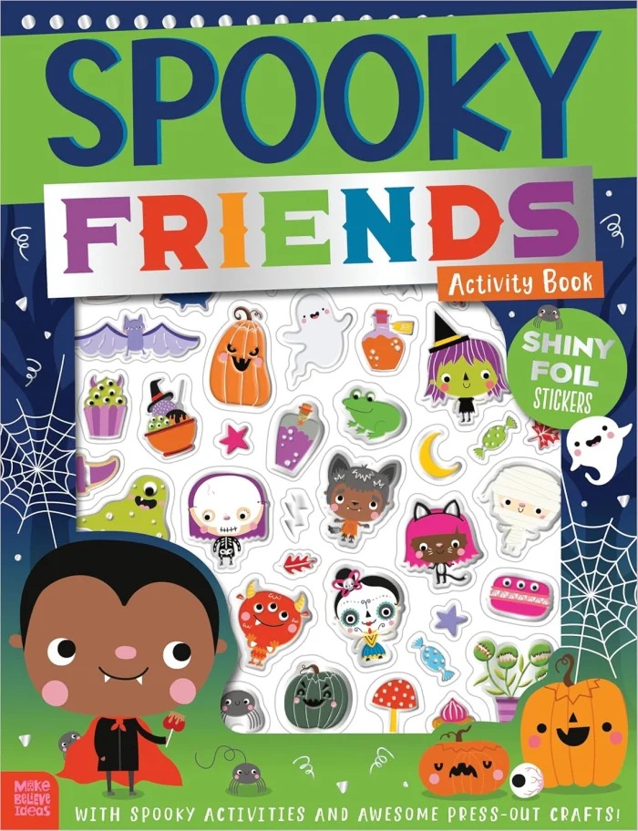 Spooky Friends Activity Book, zošit s úlohami a nálepkami