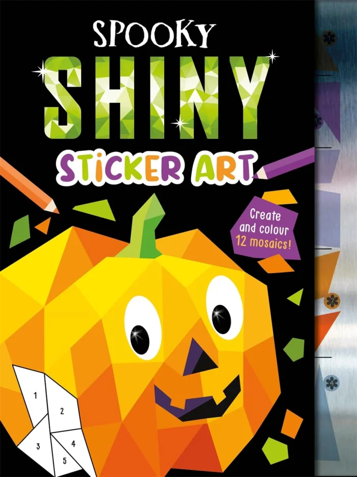 Spooky Shiny Sticker Art, nálepkový zošit
