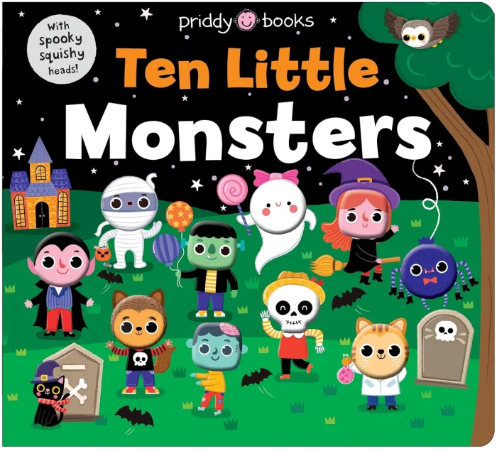 Ten Little Monsters, anglická kniha - leporelo