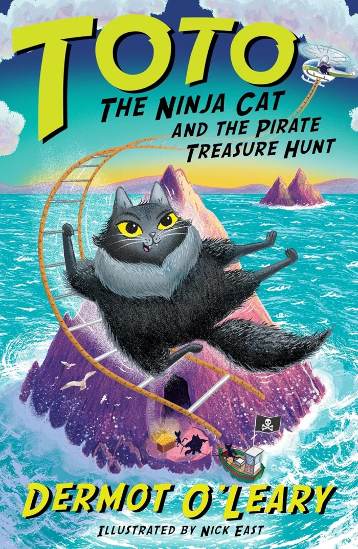 Toto the Ninja Cat and the Pirate Treasure Hunt (6), anglická kniha