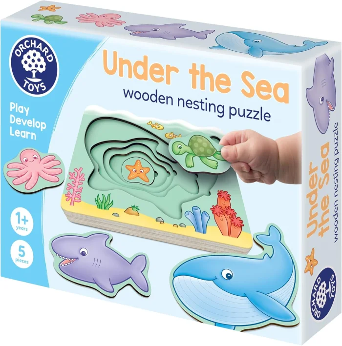 Under the Sea (Wooden Nesting Puzzle), puzzle