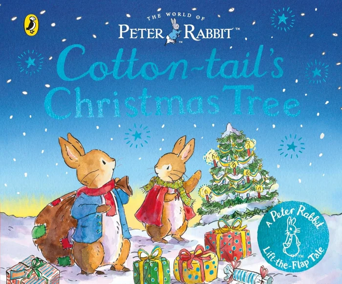 Cotton-tail's Christmas Tree, anglická kniha - leporelo