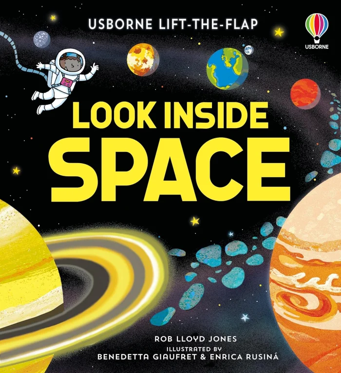 Look Inside Space, anglická kniha - leporelo