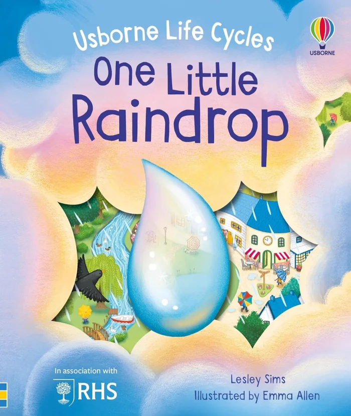 One Little Raindrop, anglická kniha - leporelo