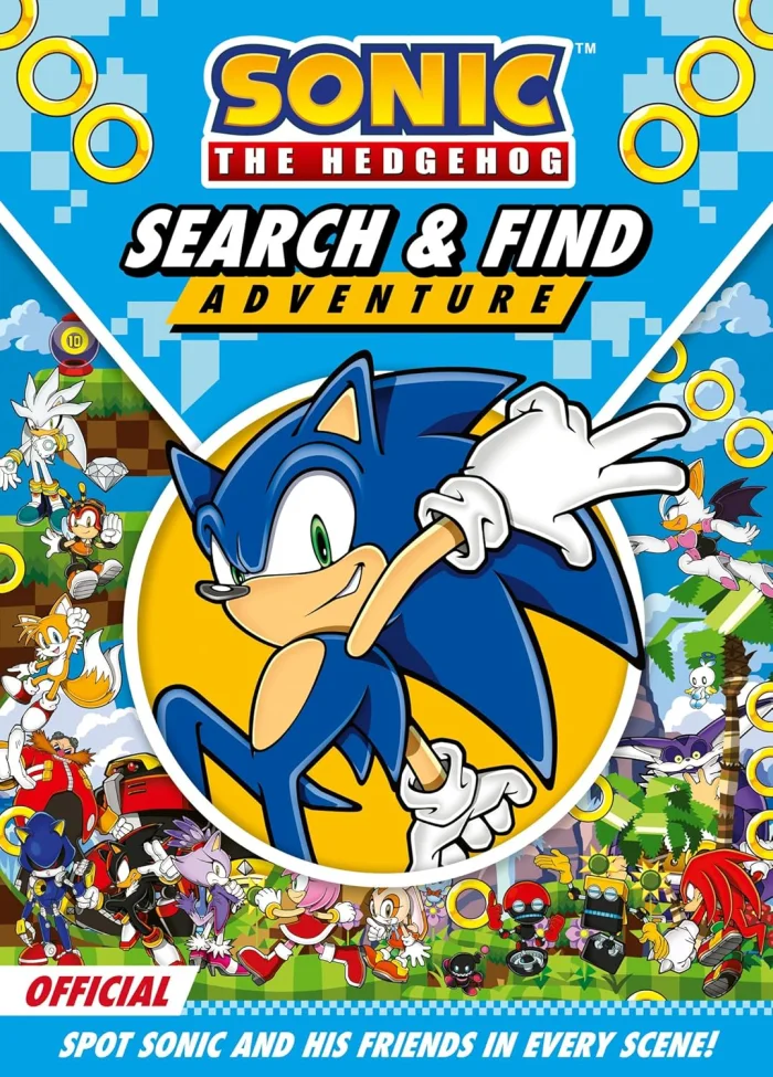 Sonic the Hedgehog Search & Find Adventure, anglická kniha