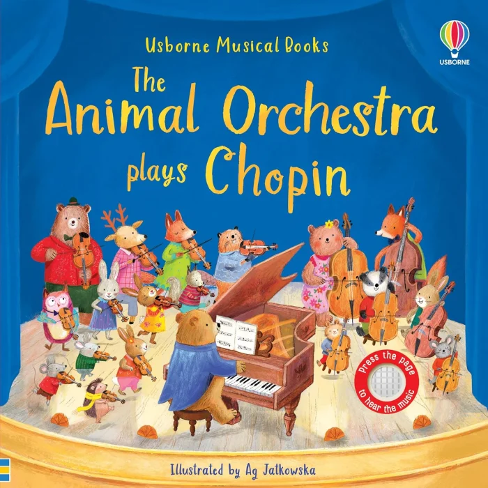 The Animal Orchestra Plays Chopin, anglická kniha - leporelo so zvukmi