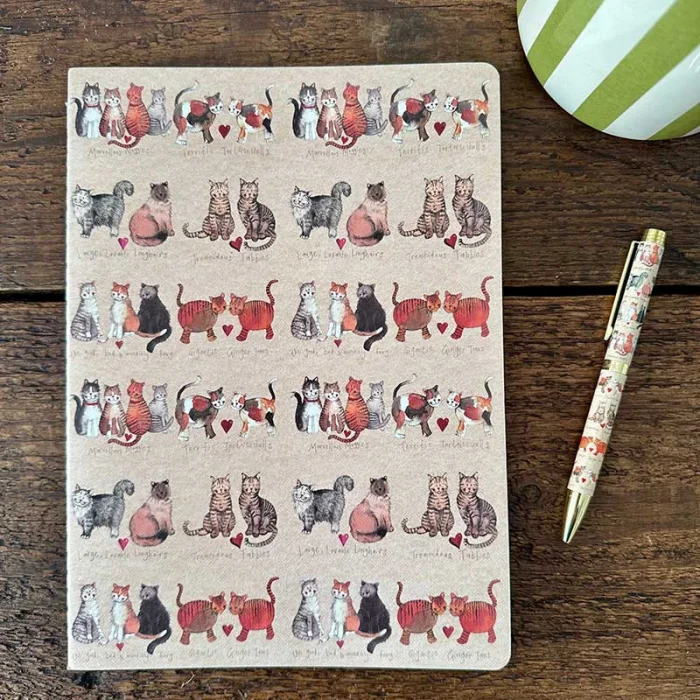 Charismatic Cats Large Soft Notebook (SNL02), zošit