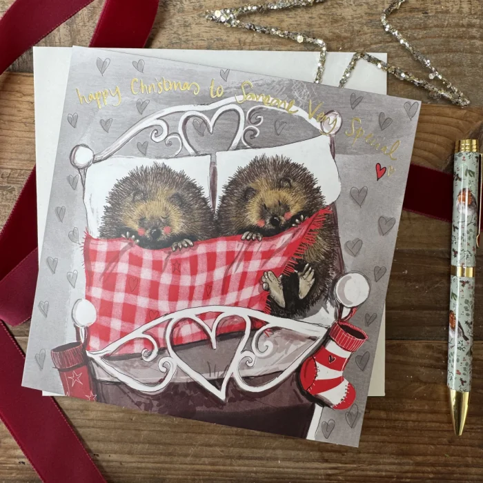 Christmas Blanket Christmas Card (XS188), prianie