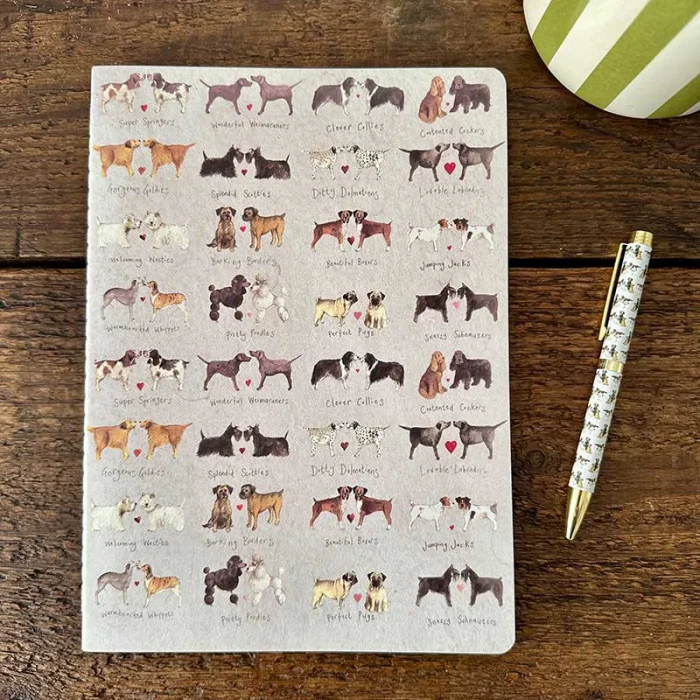 Delightful Dogs Large Soft Notebook (SNL01), zošit